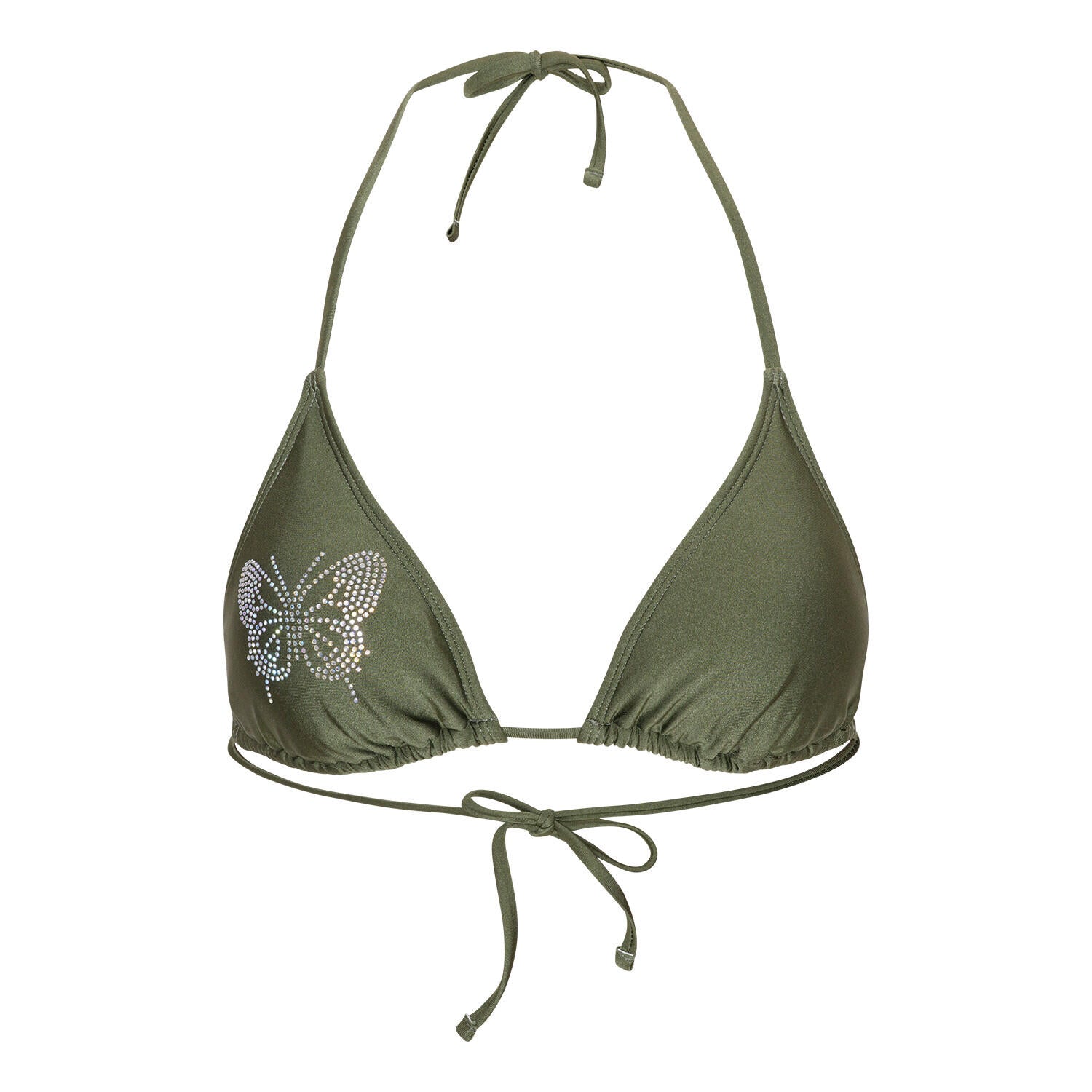Butterfly bikinitop - Army